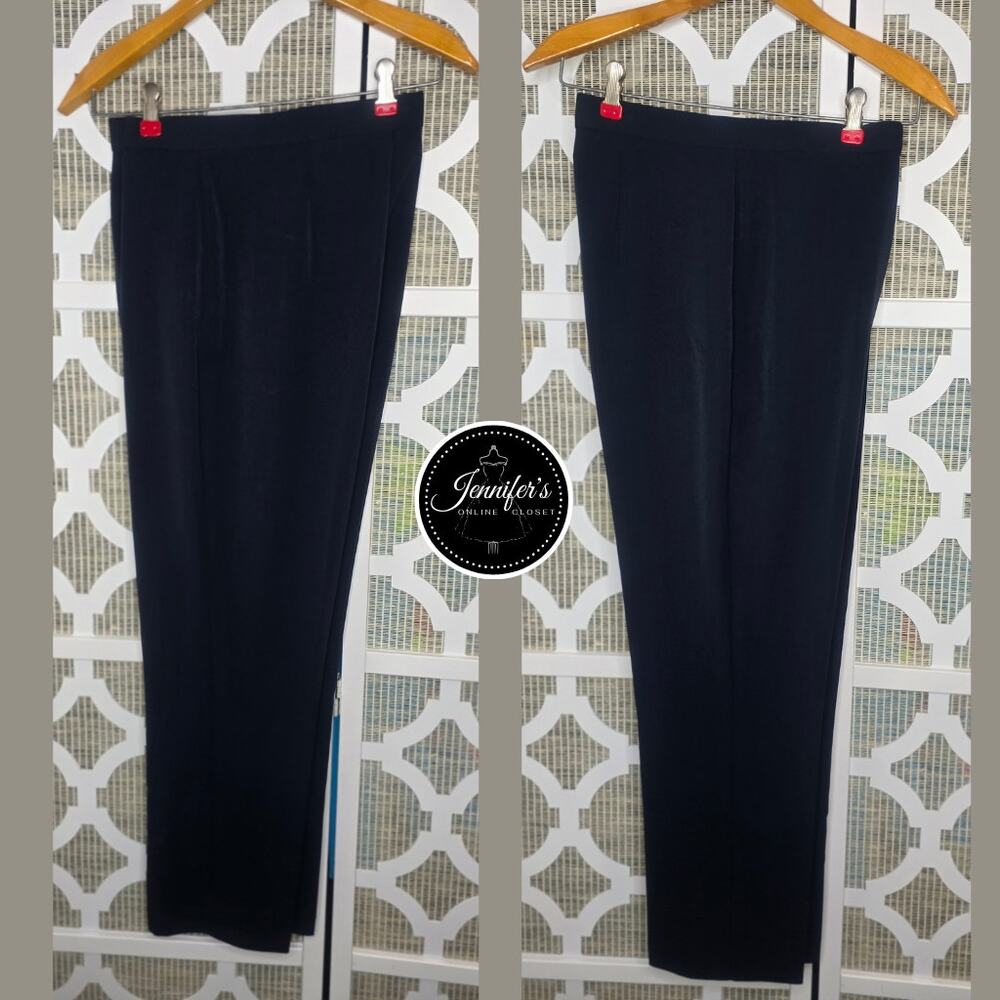 3/$25 Sag Harbor Stretch Navy Blue Flat Front Dress Pants Size 10
